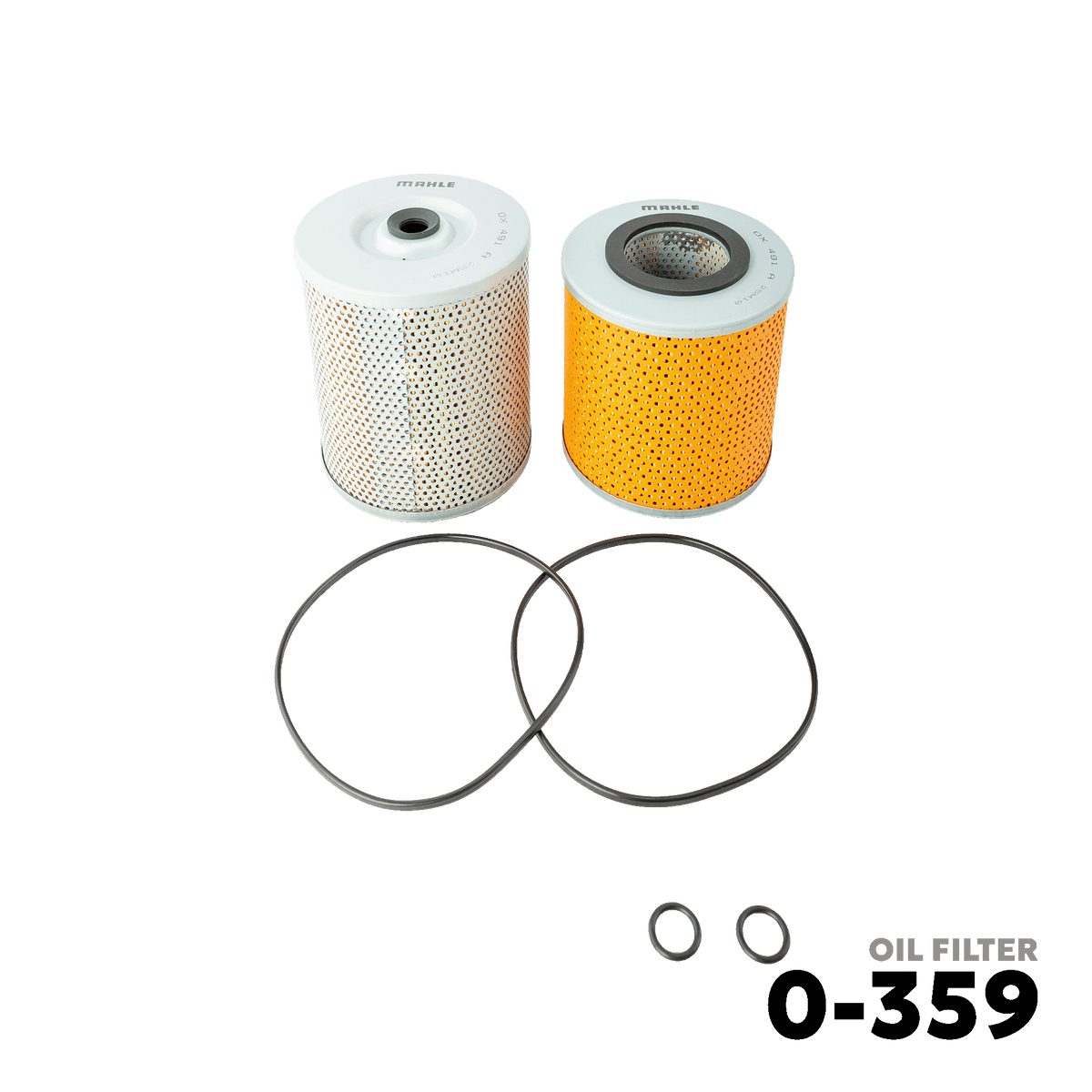 1995 - 2015 MITSUBISHI FUSO FIGHTER 6D22 / 6D24 OIL FILTER - MAHLE - 0-359