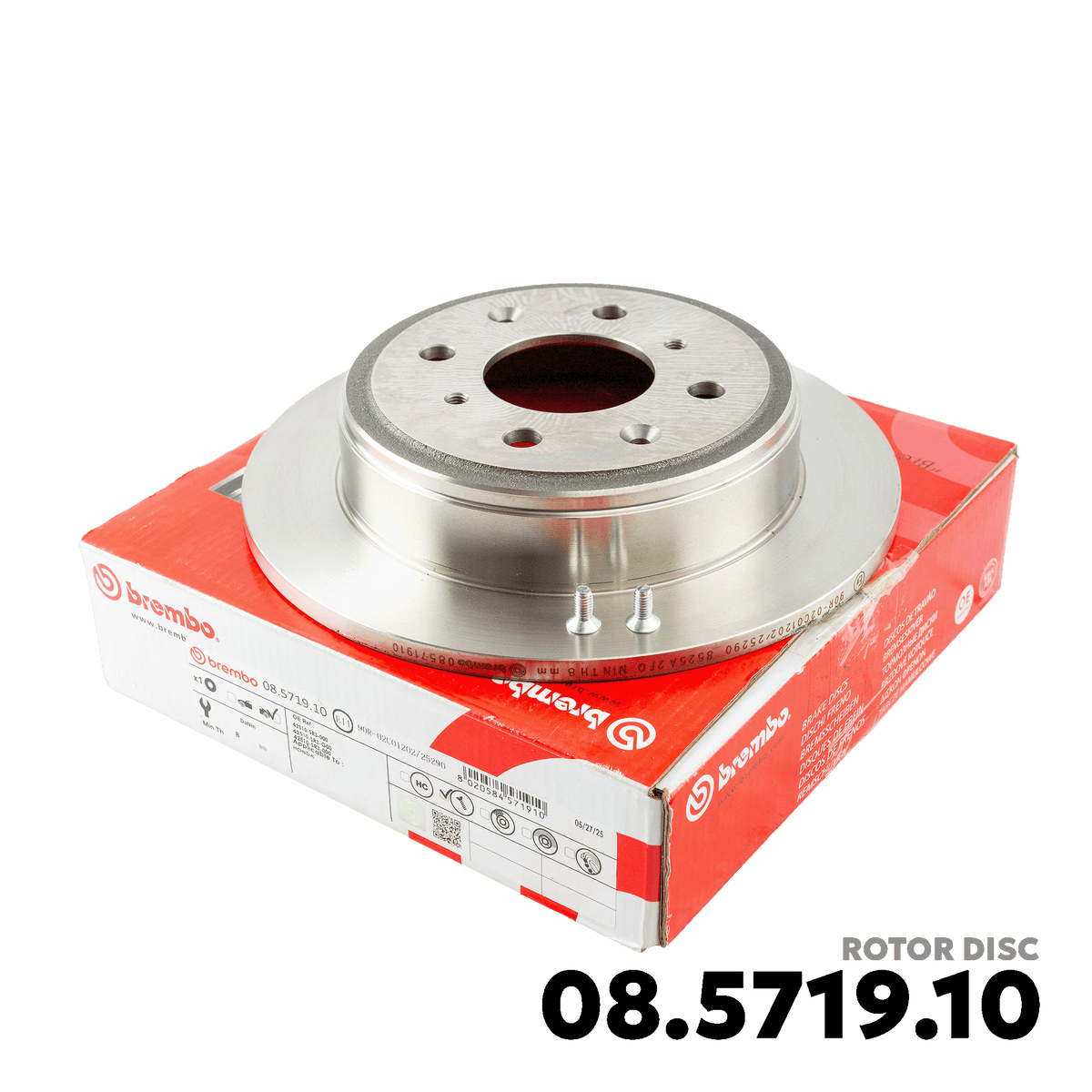 1991 - 1995 HONDA CIVIC GEN 5 EG ROTOR DISC - BREMBO - 08.5719.10