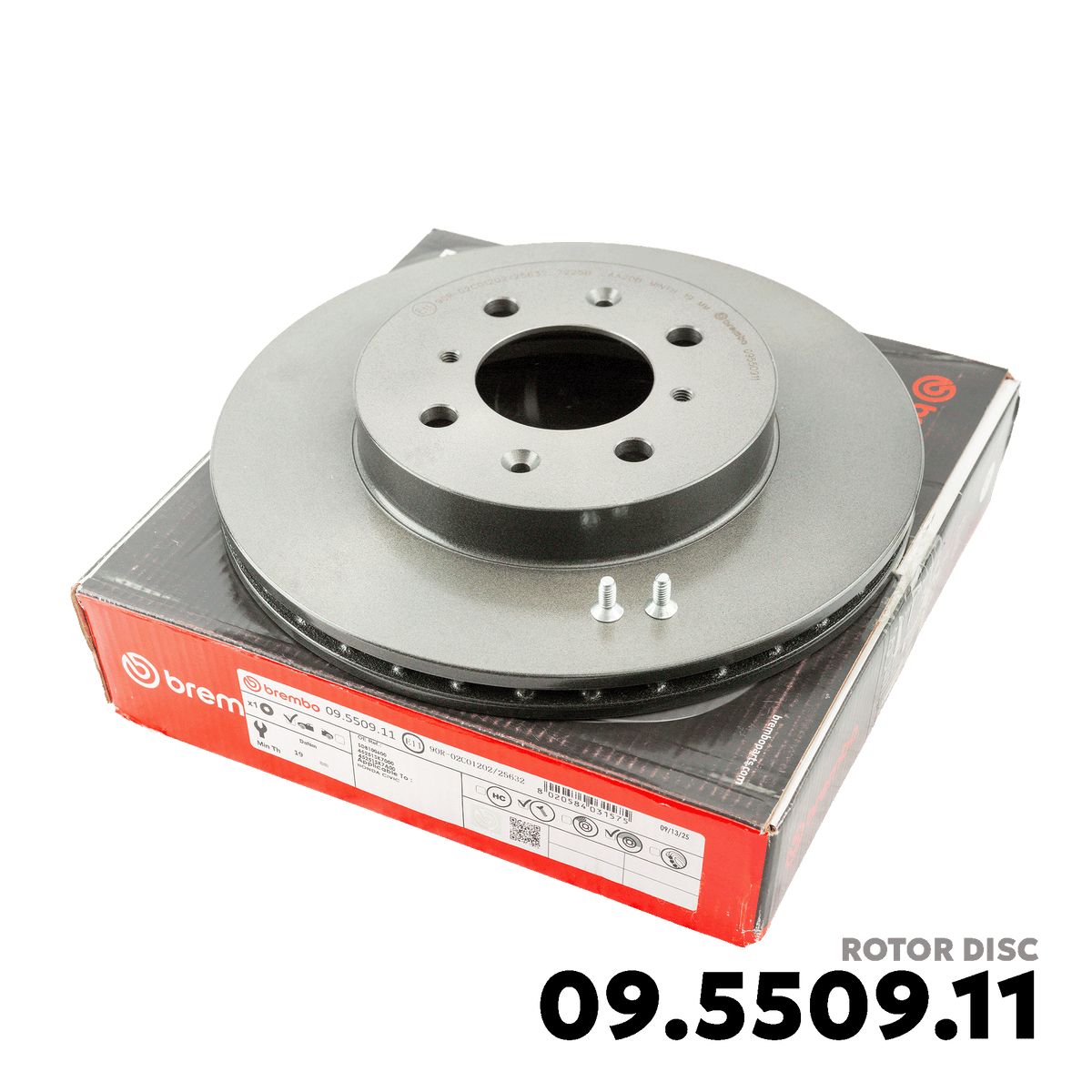 1988 - 2001 HONDA CIVIC GEN 4 / 5 / 6 ROTOR DISC - BREMBO - 09.5509.11