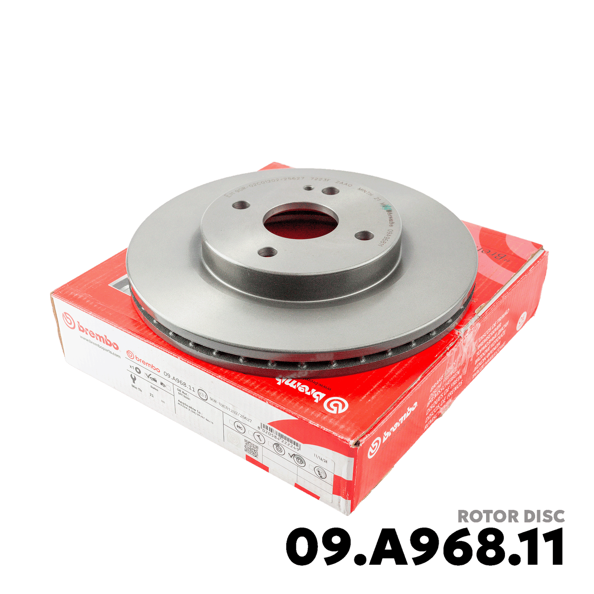 2009 - 2017 FORD FIESTA GEN 6 ROTOR DISC - BREMBO - P16008N