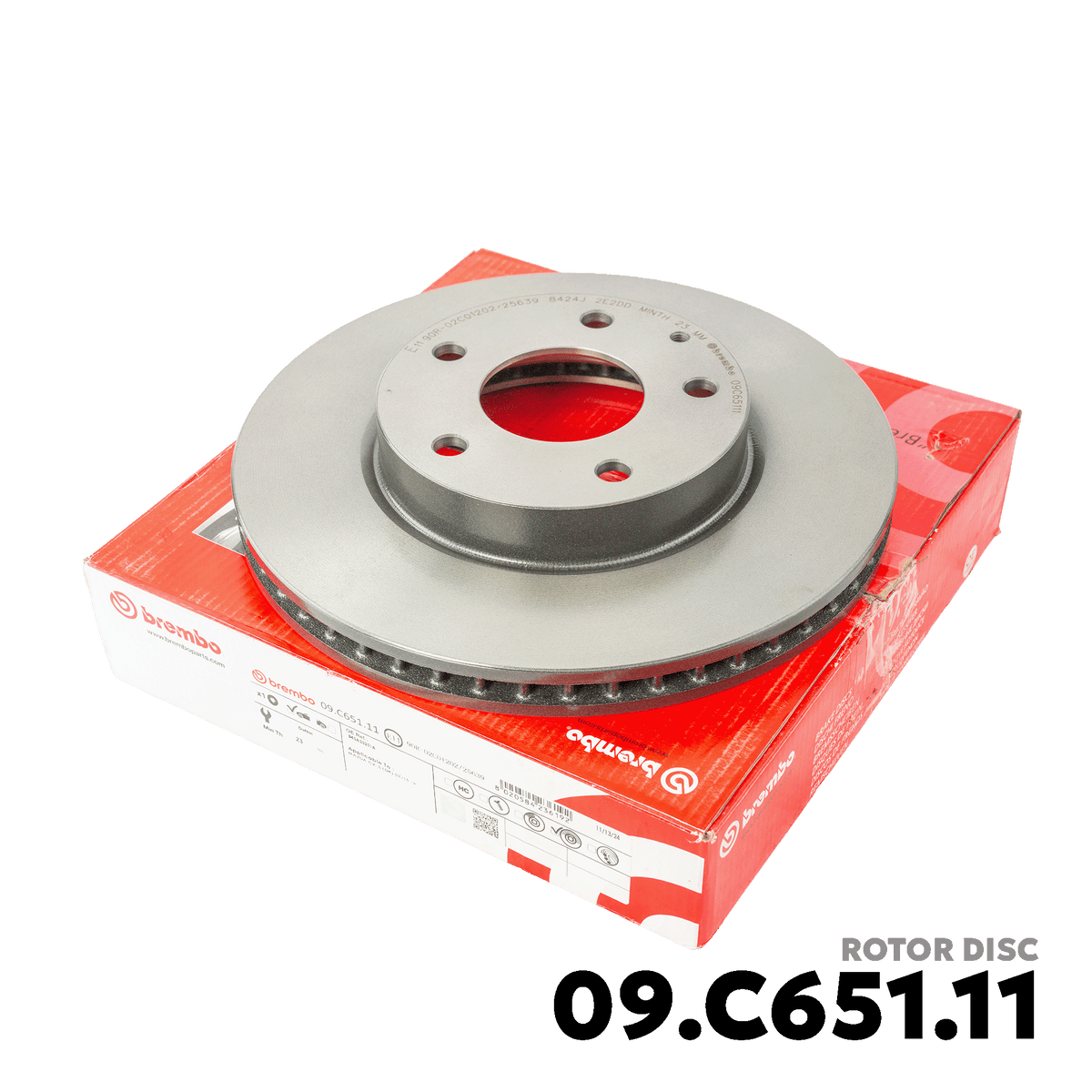 2014 - 2019 MAZDA 3 GEN 3 BM / BN ROTOR DISC - BREMBO - 09.C651.11