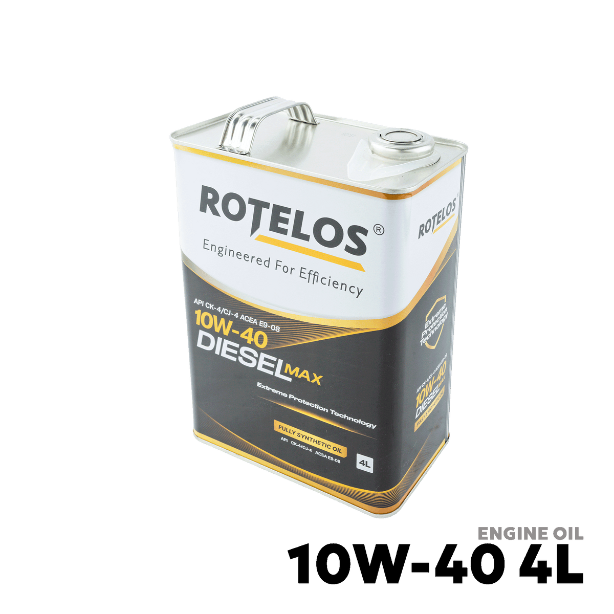2005 - 2015 TOYOTA FORTUNER / HILUX / INNOVA / HIACE 1KD-FTV / 2KD-FTV ENGINE OIL - ROTELOS 10W-40 DIESEL MAX 4 LITER