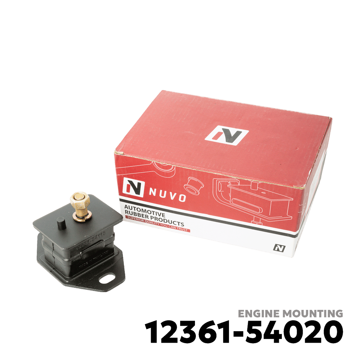 1980 - 1983 TOYOTA TAMARAW GEN 1 / 2 ENGINE MOUNTING - NUVO-PRO - 12361-54020