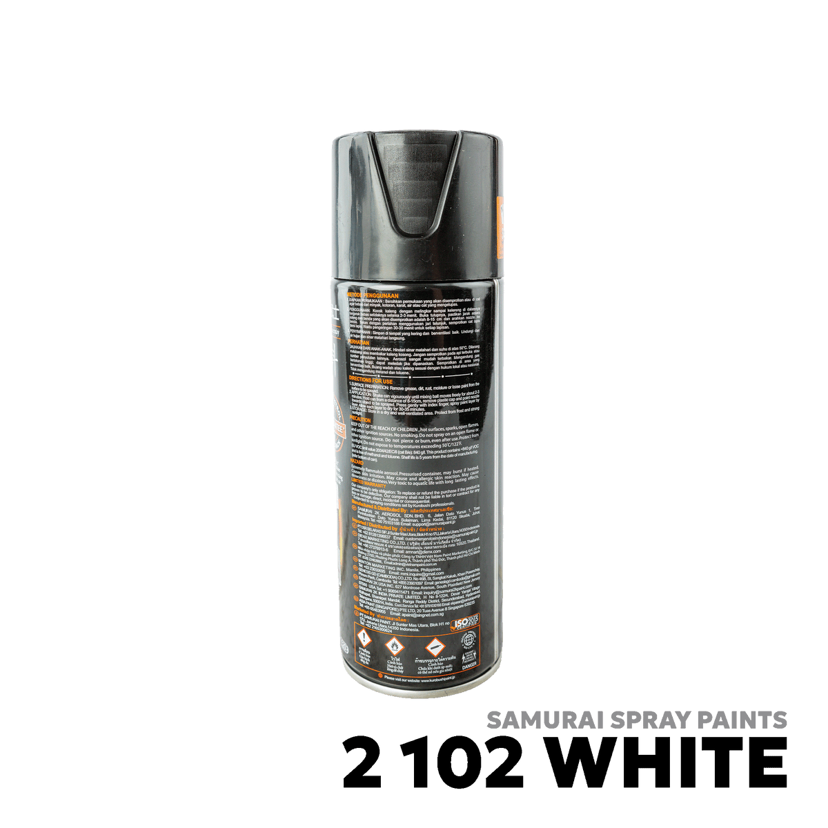ALL VEHICLES SPRAY PAINT - SAMURAI - 2 102 WHITE