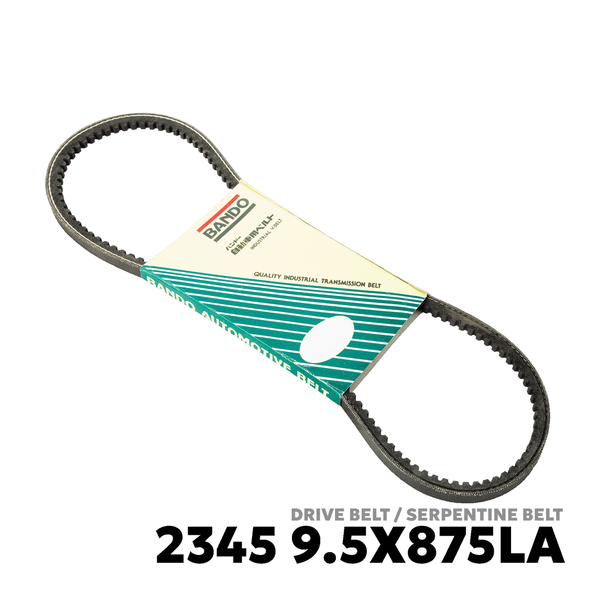 1983 - 1992 TOYOTA COROLLA KE70 / EE90 DRIVE BELT - BANDO 2345 9.5X875LA