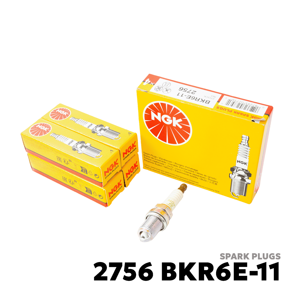 2003 - 2007 TOYOTA VIOS GEN 1 SPARK PLUGS - NGK - 2756 BKR6E-11