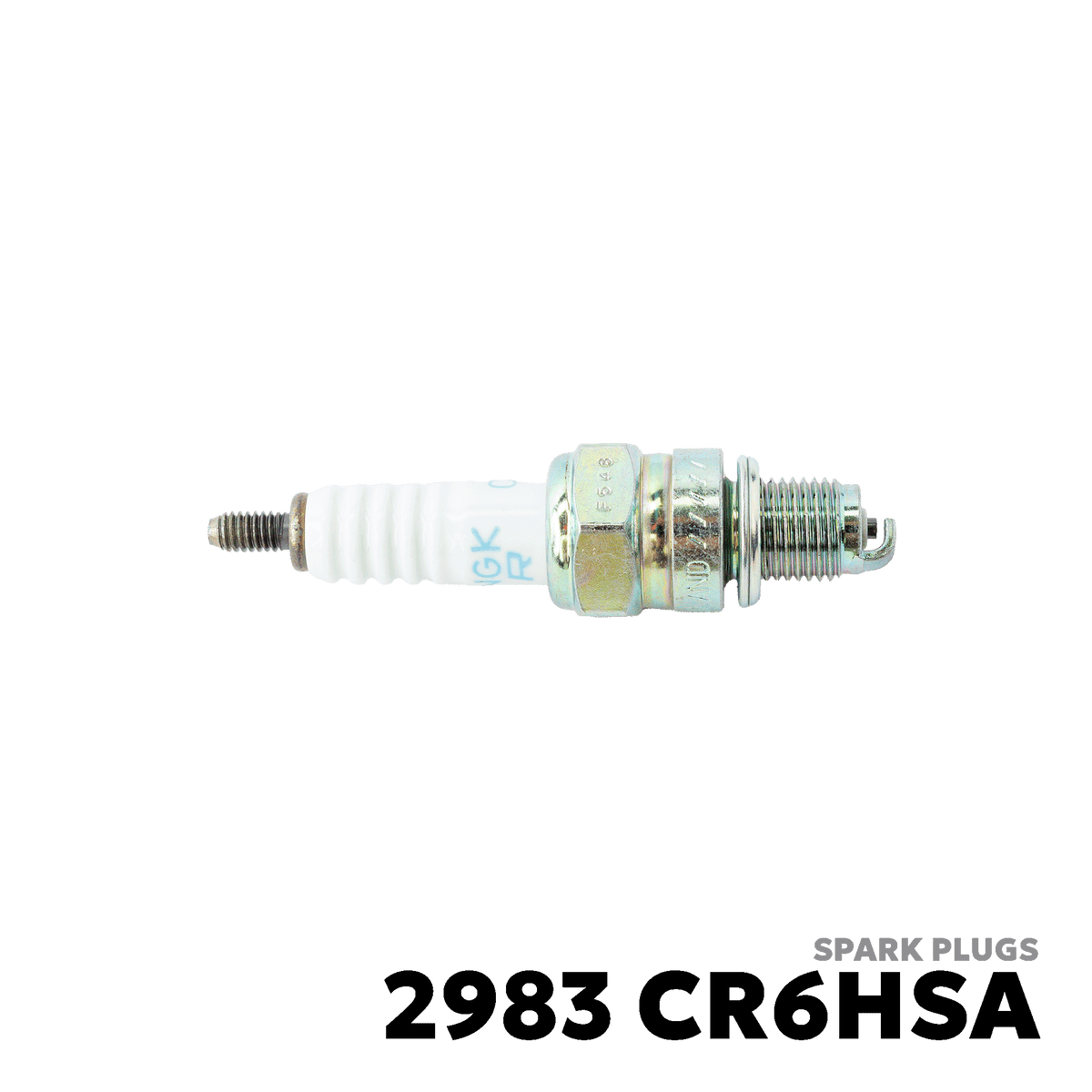 2007 - 2018 YAMAHA MIO SPORTY / SOUL / AMORE CARB SPARK PLUGS - NGK - 2983 CR6HSA