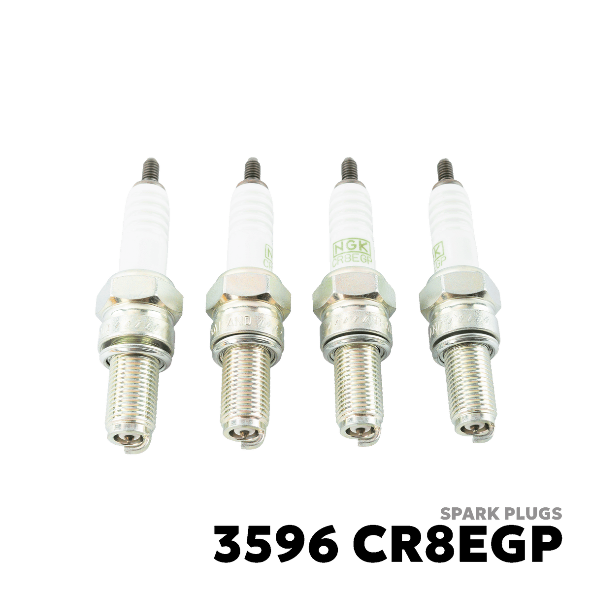 2004 - 2018 SUZUKI RAIDER 150 CARB SPARK PLUGS - NGK - 3596 CR8EGP