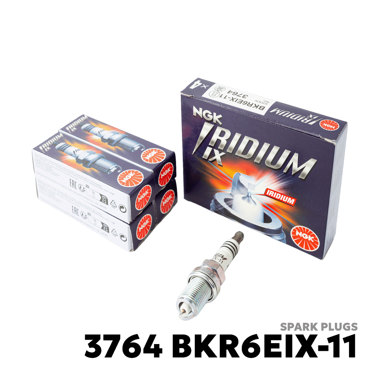 2003 - 2012 TOYOTA VIOS GEN 1 / 2 SPARK PLUGS - NGK - 3764 BKR6EIX-11