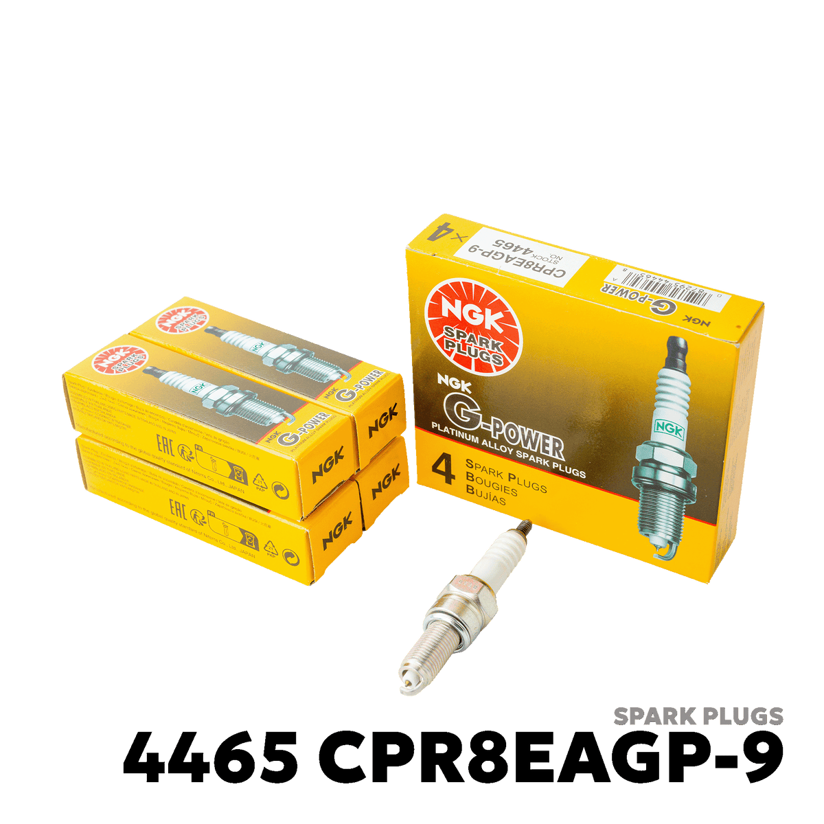 2015 - 2026 YAMAHA NMAX 155 GEN 1 / 2 SPARK PLUGS - NGK - 4465 CPR8EAGP-9