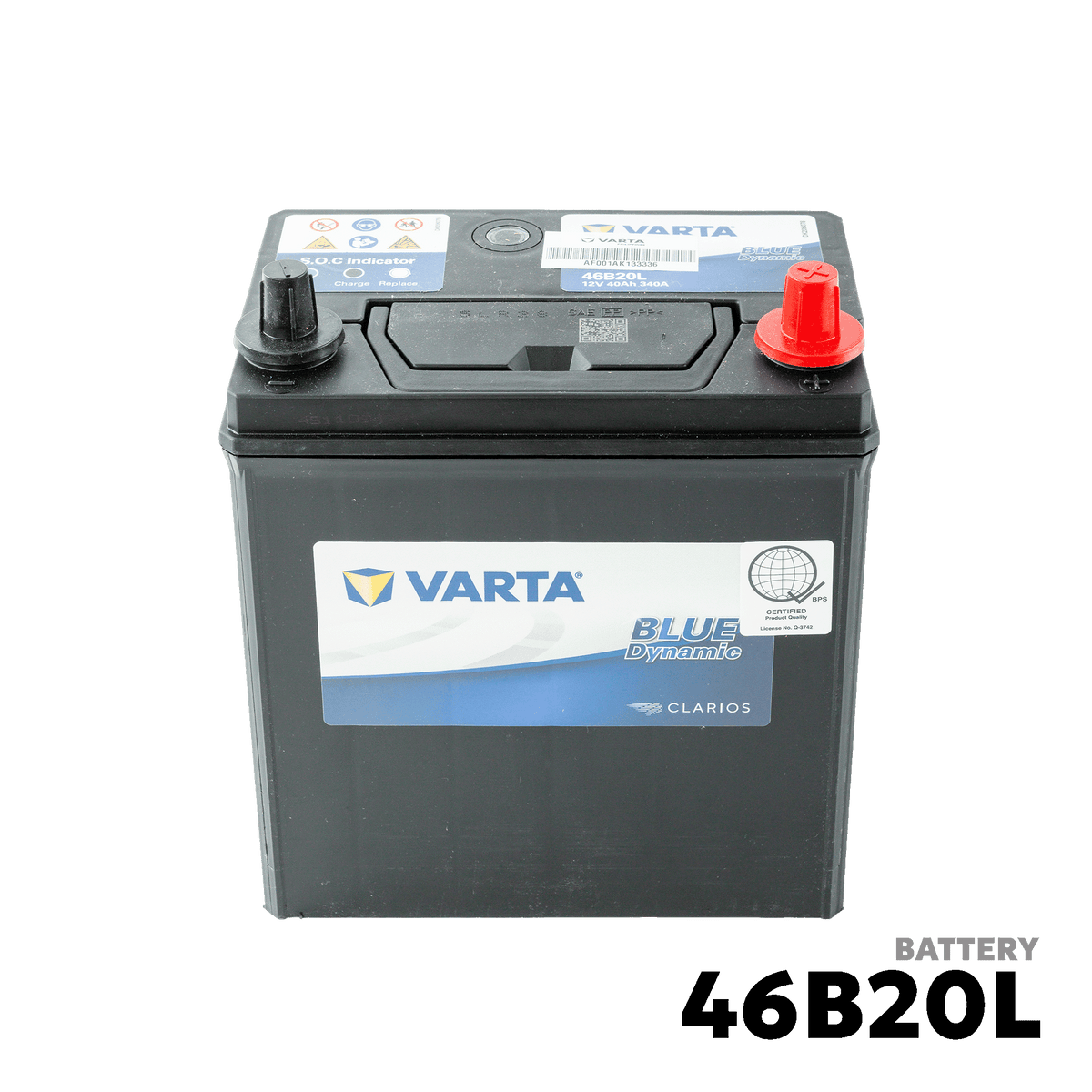 2014 - 2023 TOYOTA WIGO BATTERY - VARTA - 46B20L