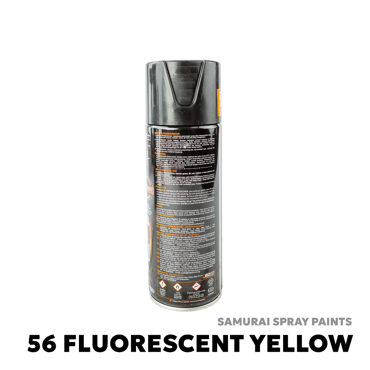 ALL VEHICLES SPRAY PAINT - SAMURAI - 56 FLUORESCENT YELLOW