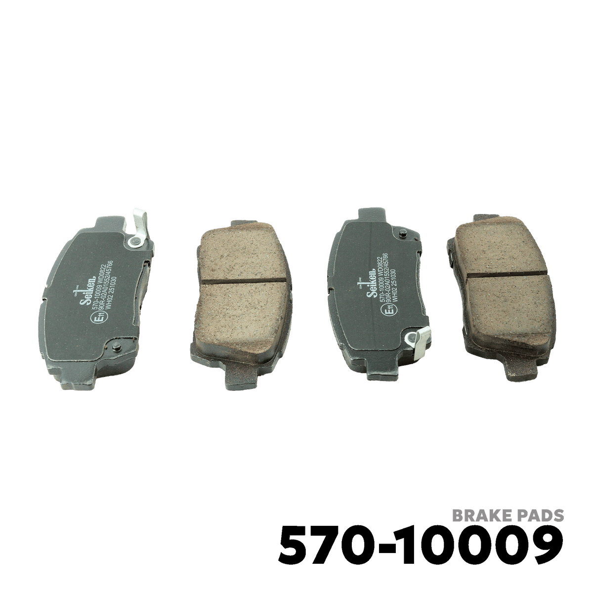 2003 - 2007 TOYOTA VIOS ROBIN BRAKE PAD - SEIKEN 570-10009