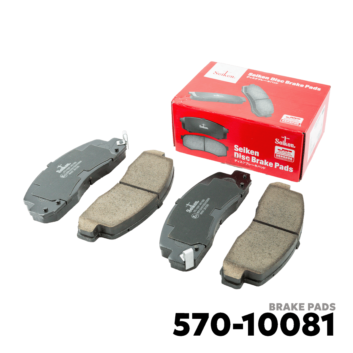 1999 - 2011 HINO DUTRO LIGHT TRUCK BRAKE PAD - SEIKEN 570-10081