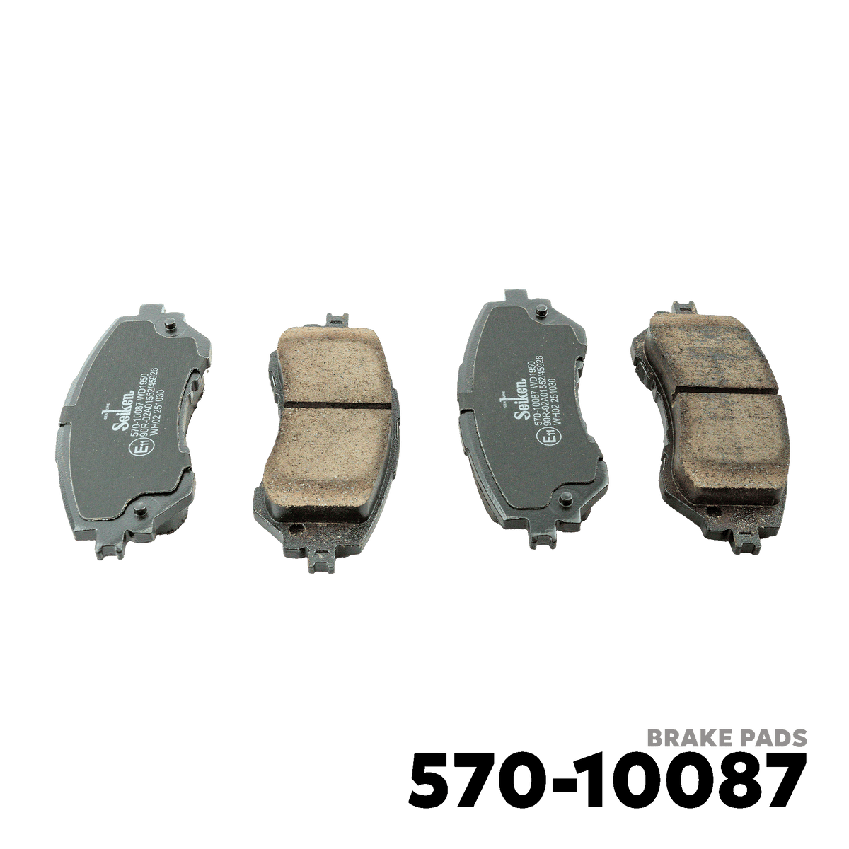 2014 - 2025 TOYOTA VIOS / YARIS BRAKE PAD - SEIKEN 570-10087