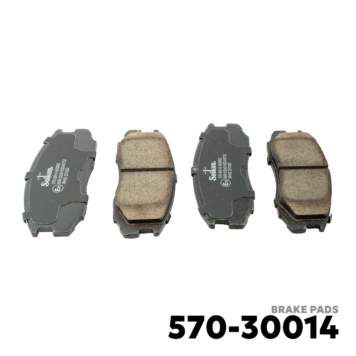 2008 - 2015 MITSUBISHI MONTERO SPORT GLX / GLS / GT BRAKE PAD - SEIKEN 570-30014