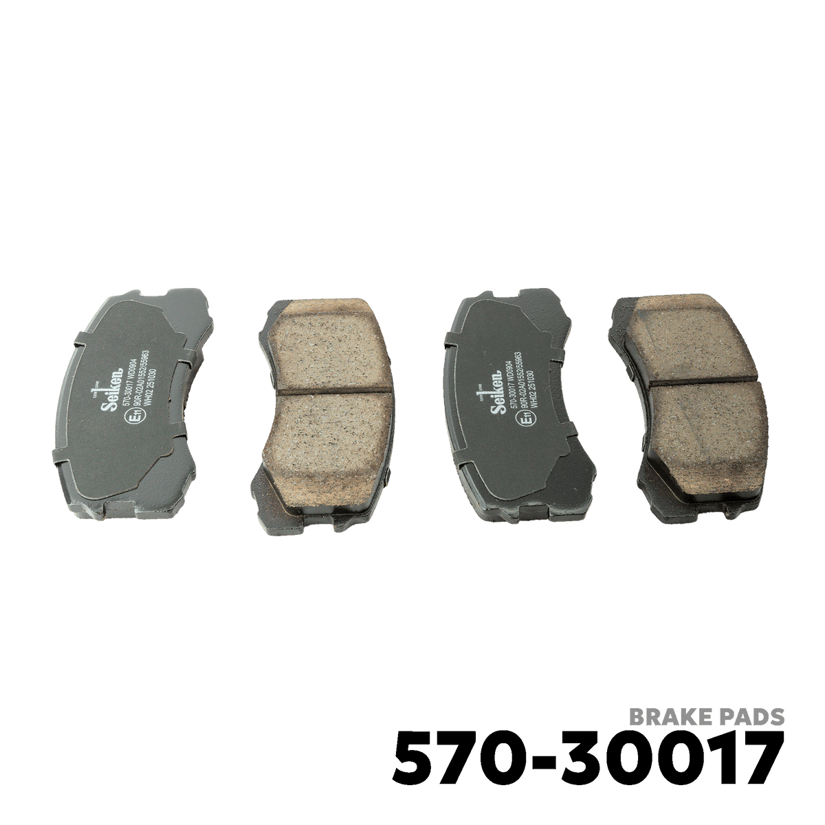 2003 - 2007 MITSUBISHI LANCER BRAKE PAD - SEIKEN 570-30017