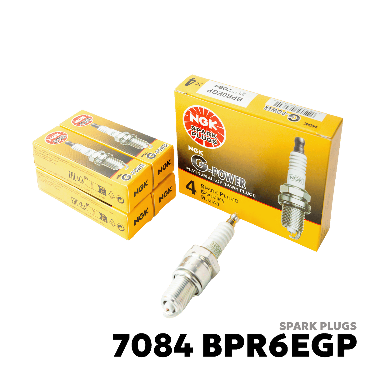 1989 - 2010 MITSUBISHI L300 VERSA / FB UTILITY SPARK PLUGS - NGK - 7084 BPR6EGP
