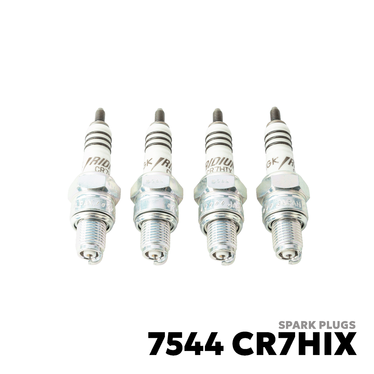 2007 - 2021 YAMAHA MIO SPORTY / AMORE / SOUL 115 CARB SPARK PLUGS - NGK - 7544 CR7HIX