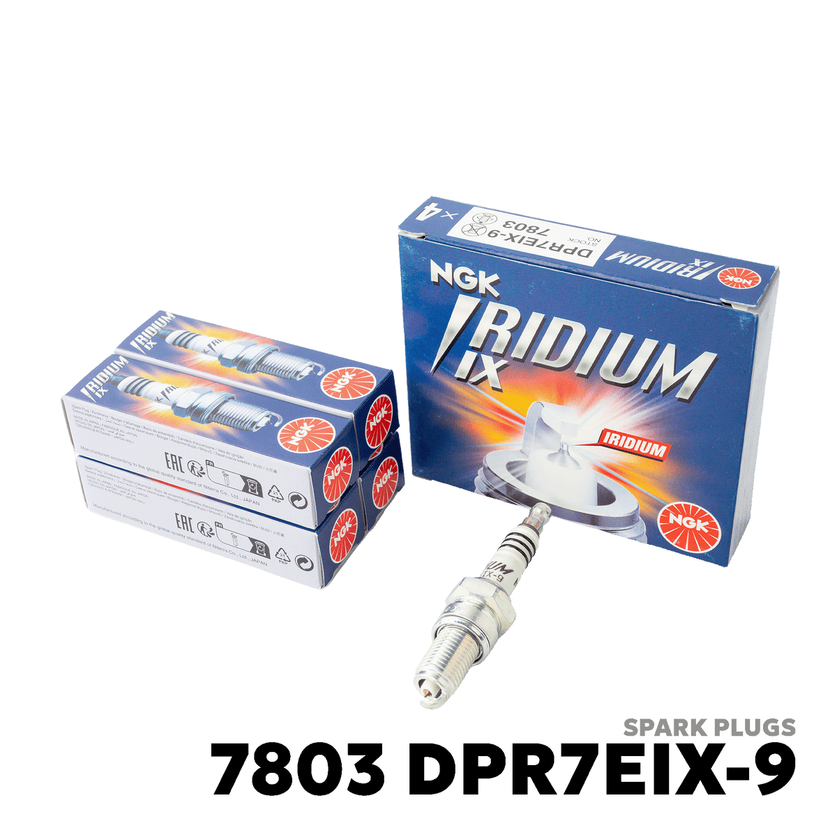 1997 - 2020 HONDA SHADOW 401 / 750 SPARK PLUGS - NGK - 7803 DPR7EIX-9
