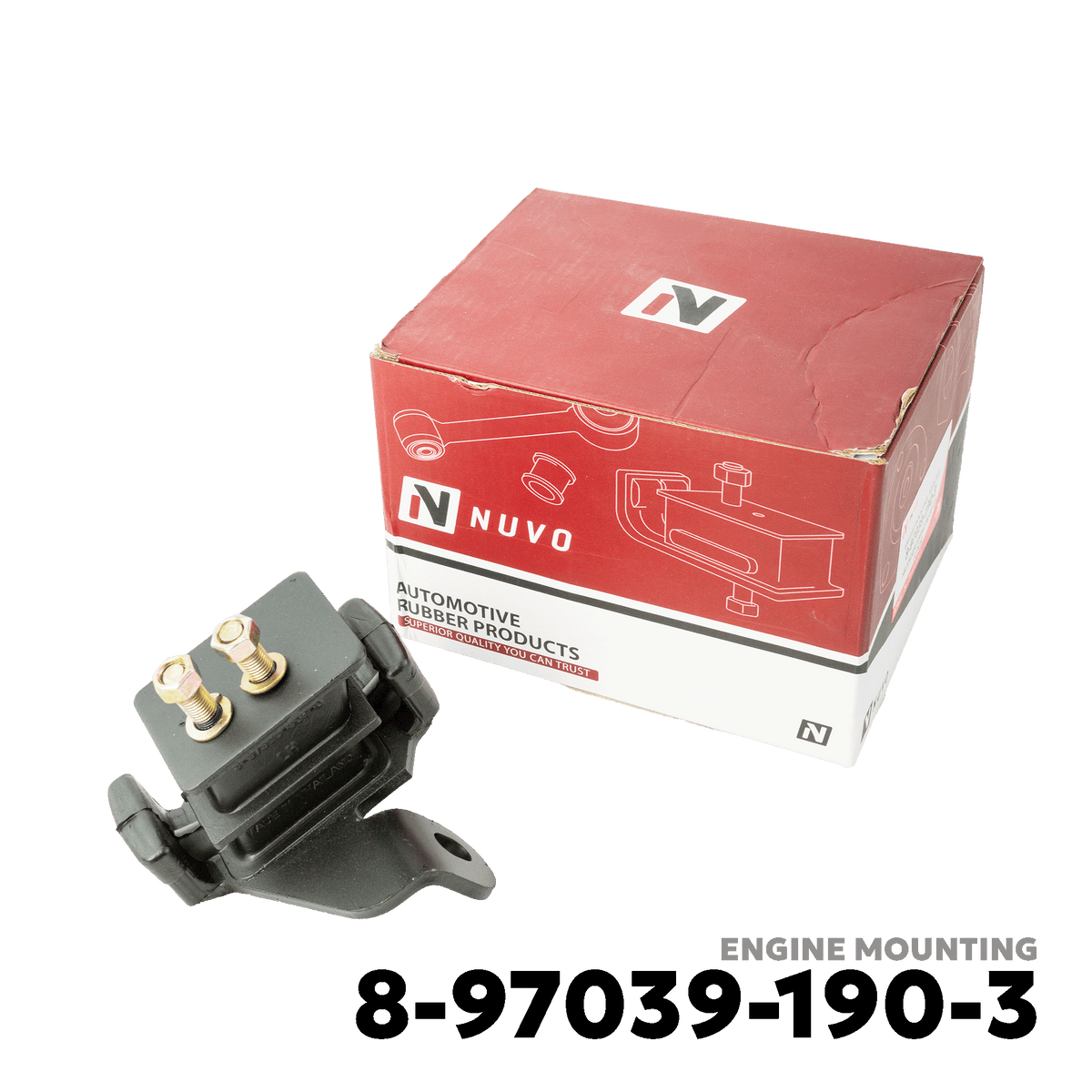 2001 - 2017 ISUZU CROSSWIND / SPORTIVO ENGINE MOUNTING - NUVO-PRO - 8-97039-190-3