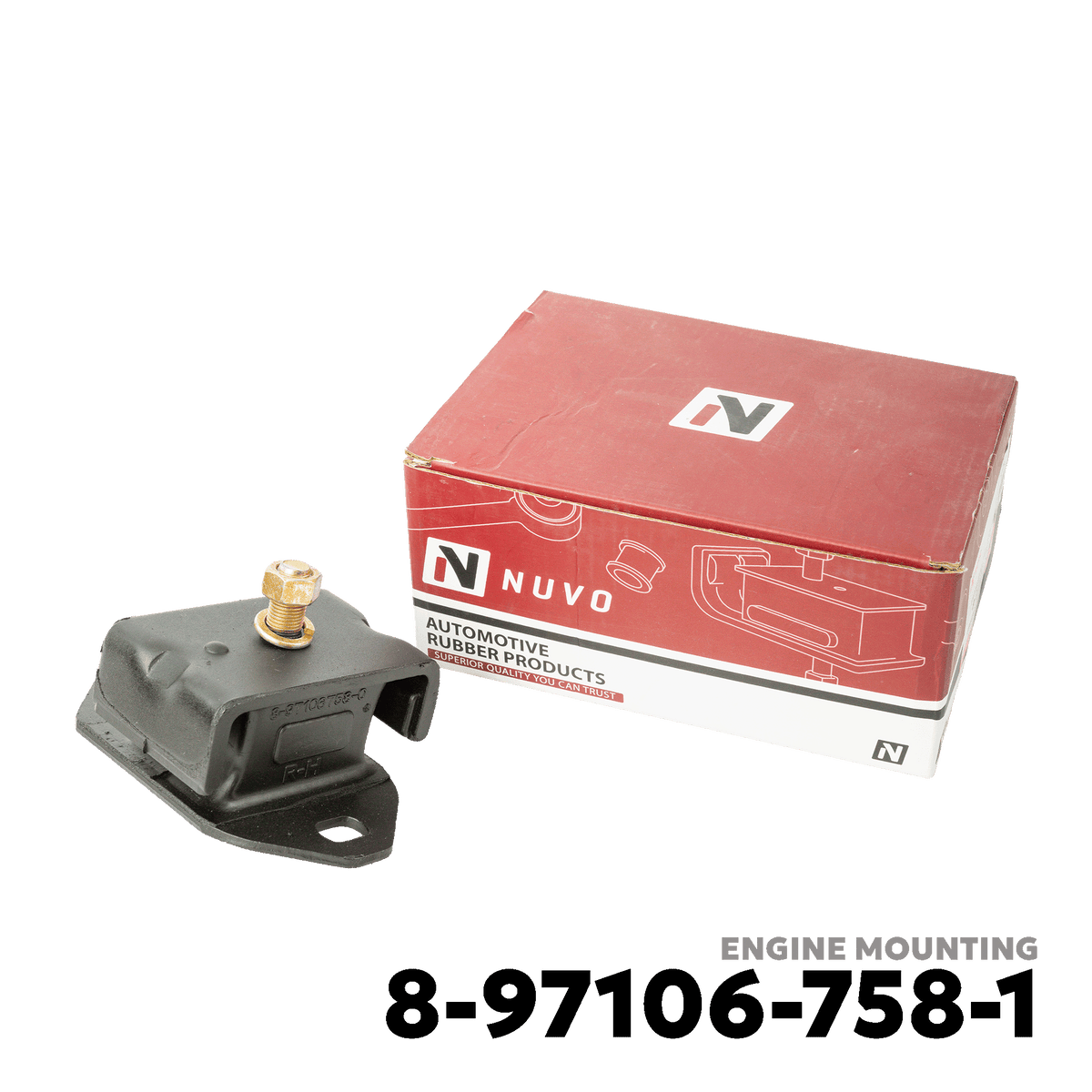 1994 - 2005 ISUZU ELF NKR ENGINE MOUNTING - NUVO-PRO - 8-97106-758-1
