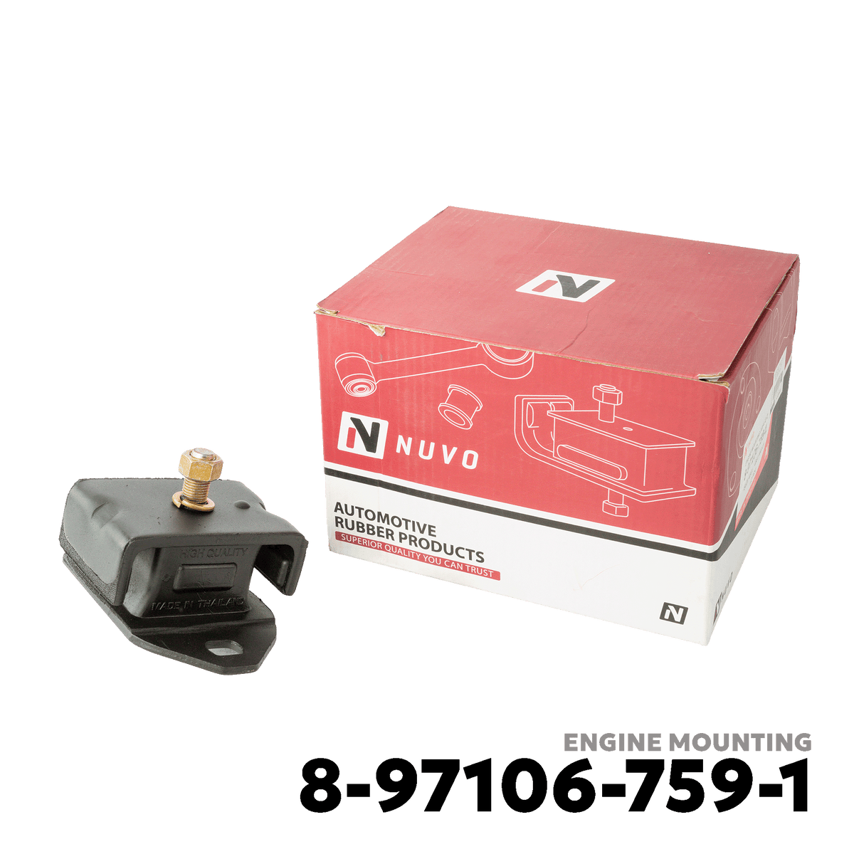 1994 - 2005 ISUZU ELF NKR ENGINE MOUNTING - NUVO-PRO - 8-97106-759-1