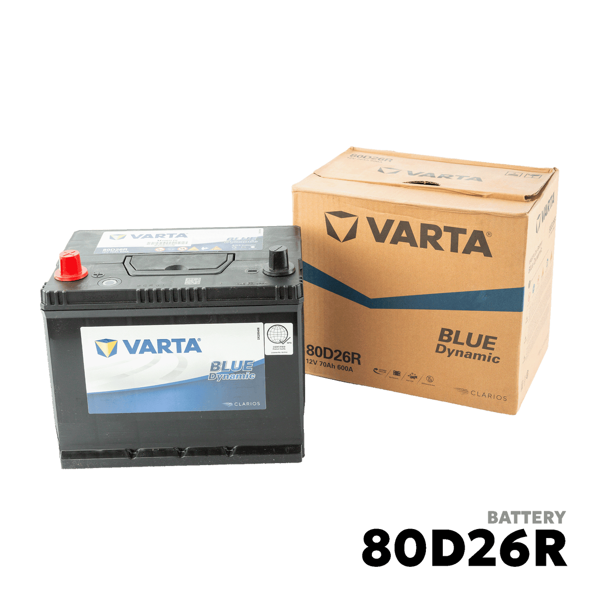 2001 - 2006 ISUZU CROSSWIND / SPORTIVO BATTERY - VARTA - 80D26R