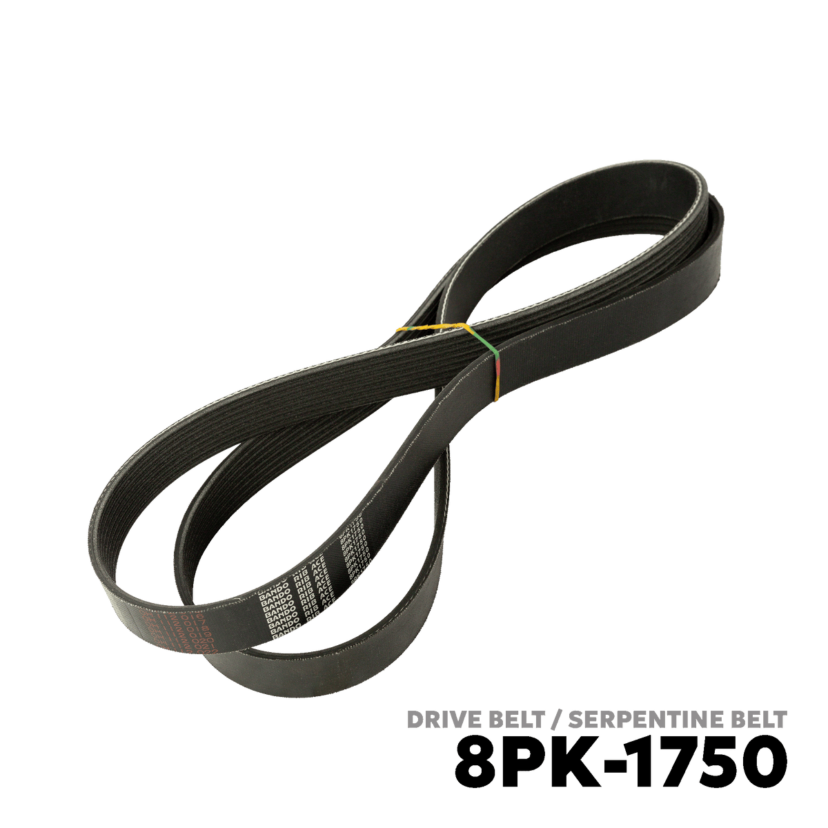 2010 - 2020 HYUNDAI ROBEX / R305LC-9 CRAWLER EXCAVATOR DRIVE BELT - BANDO 8PK-1750