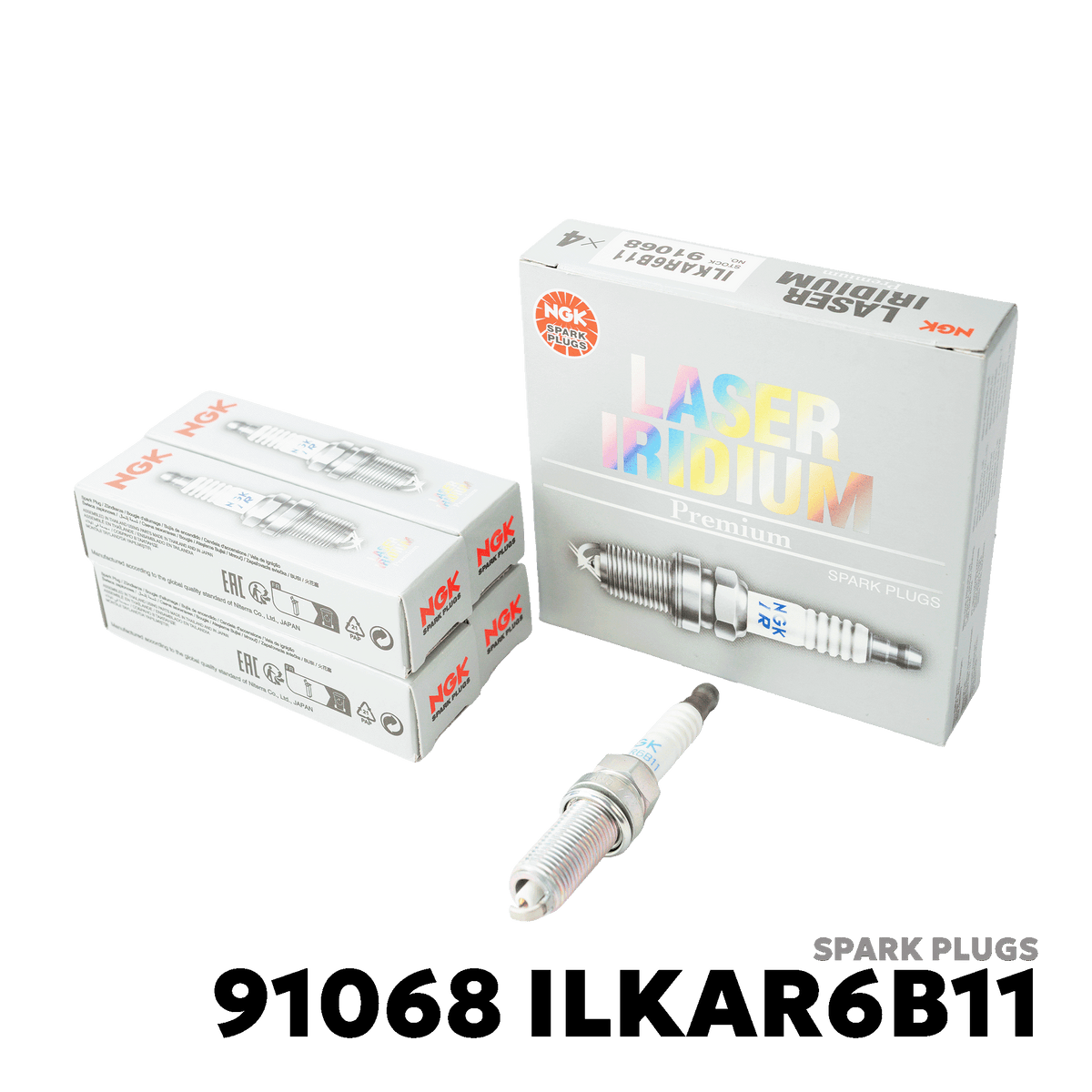 2016 - 2026 TOYOTA VIOS SPARK PLUGS - NGK - 91068 ILKAR6B11