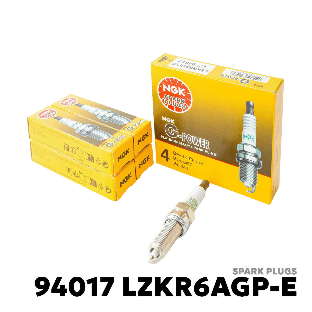 2011 - 2019 HYUNDAI ACCENT 1.4 SPARK PLUGS - NGK - 94017 LZKR6AGP-E