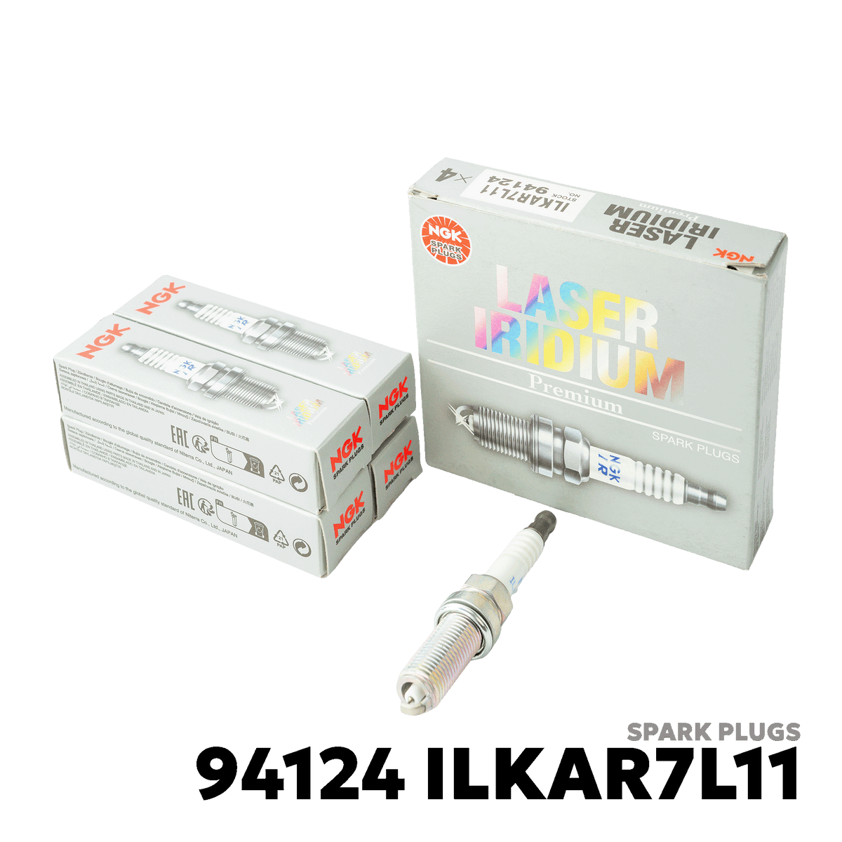 2014 - 2026 MAZDA 2 SPARK PLUGS - NGK - 94124 ILKAR7L11