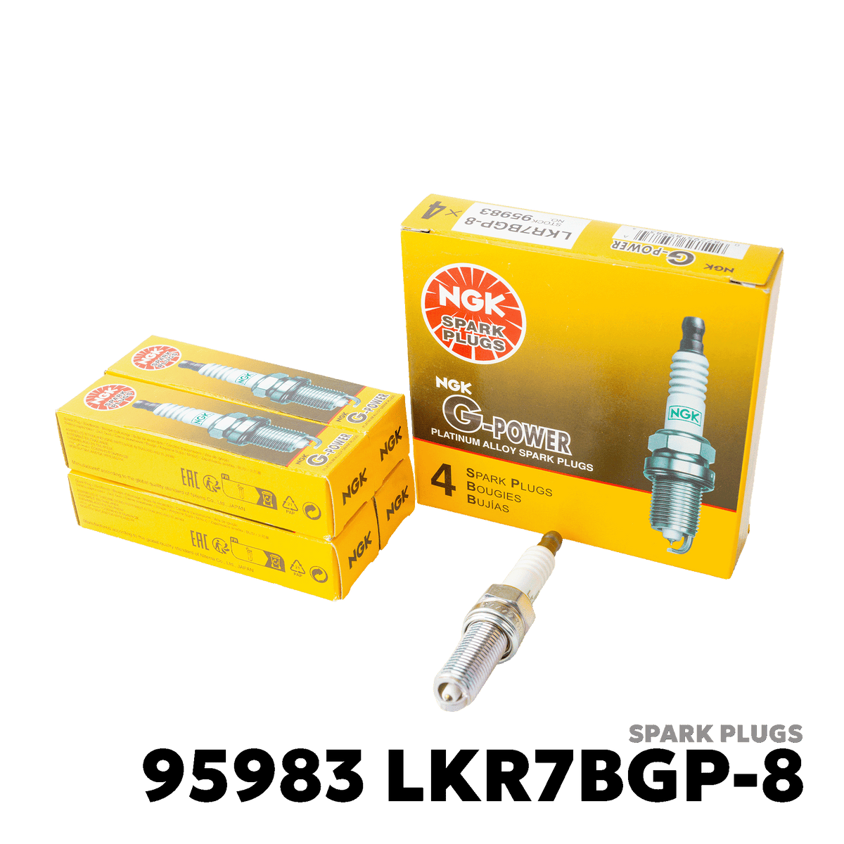 2006 - 2012 MERCEDES-BENZ C-CLASS SPARK PLUGS - NGK - 95983 LKR7BGP-8