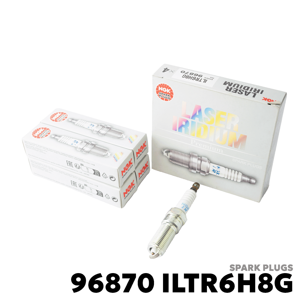 2011 - 2019 FORD FIESTA HATCHBACK / SEDAN SPARK PLUGS - NGK - 96870 ILTR6H8G