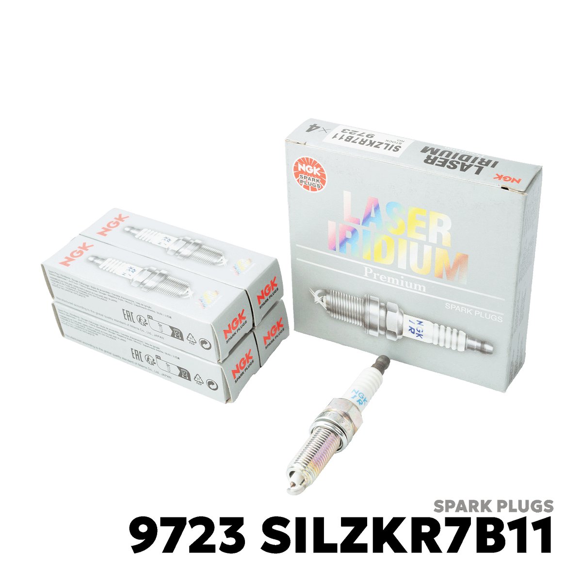 2011 - 2020 HYUNDAI ELANTRA SPARK PLUGS - NGK - 9723 SILZKR7B11