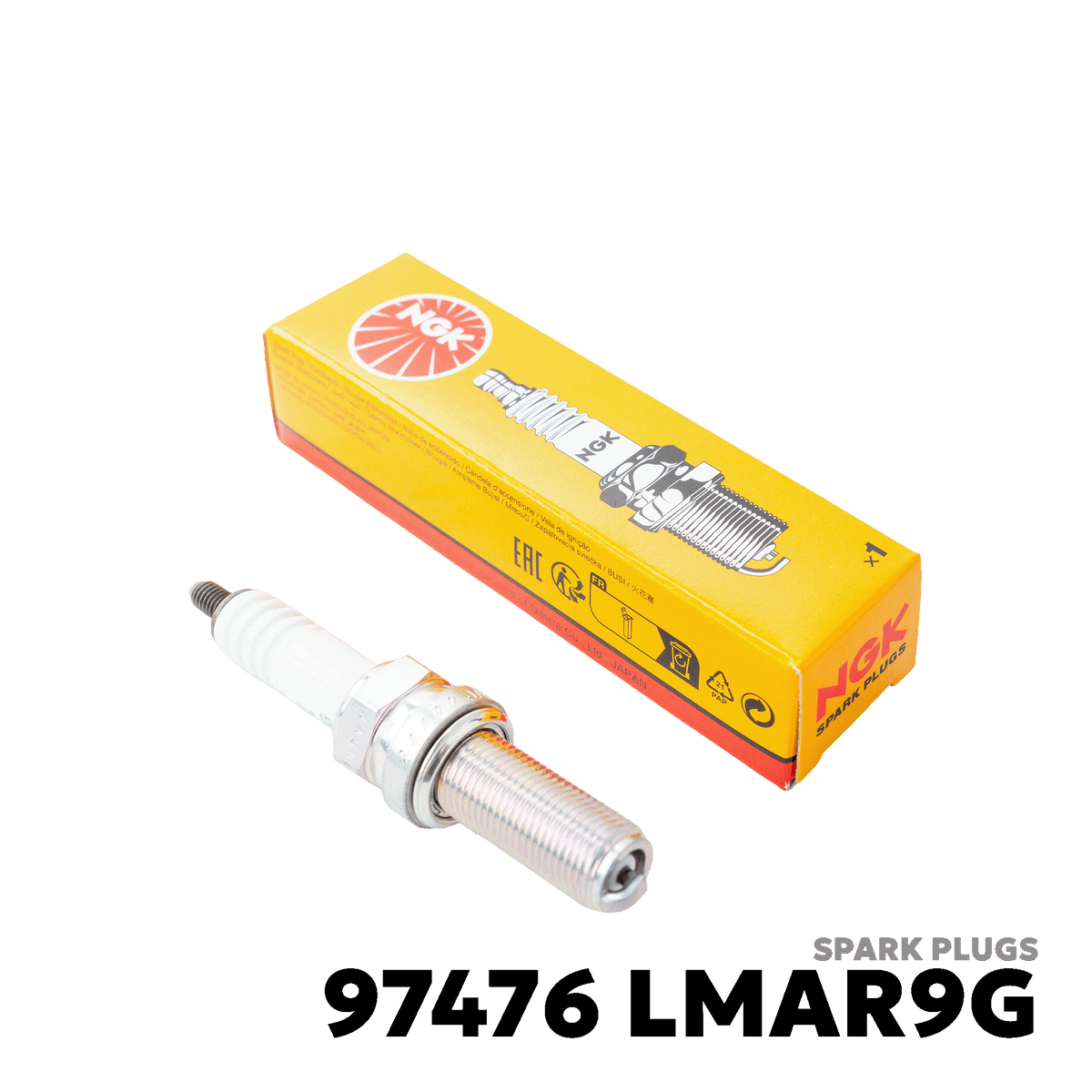 2018 - 2026 KAWASAKI NINJA 400 / EX400 SPARK PLUGS - NGK - 97476 LMAR9G