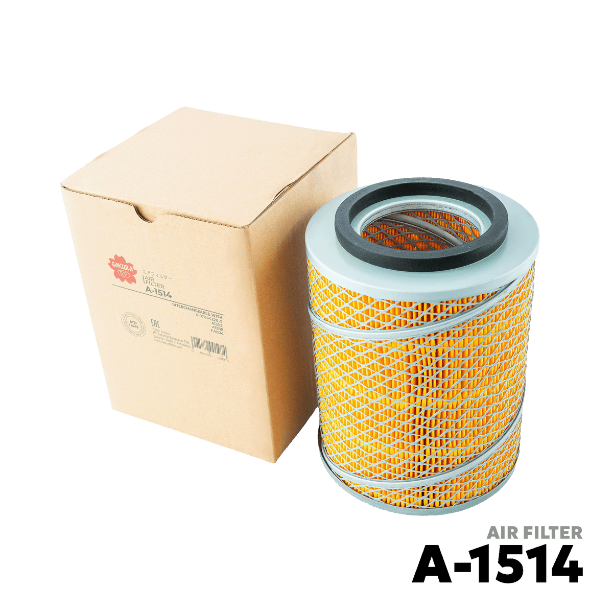1991 - 1998 ISUZU TROOPER 4JG2-TC AIR FILTER - SAKURA A-1514