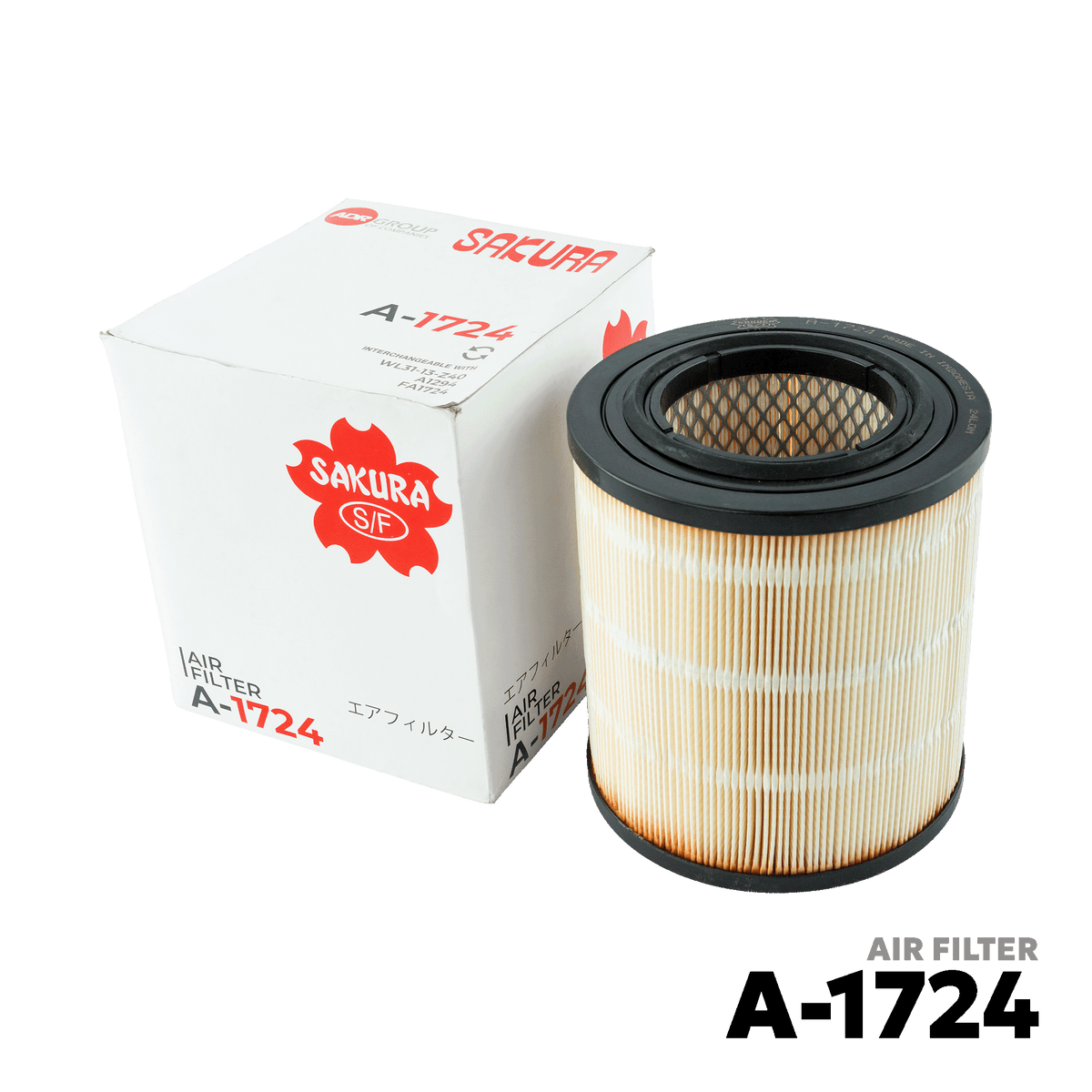 1996 - 2006 MAZDA B2500 WL ENGINE AIR FILTER - SAKURA A-1724