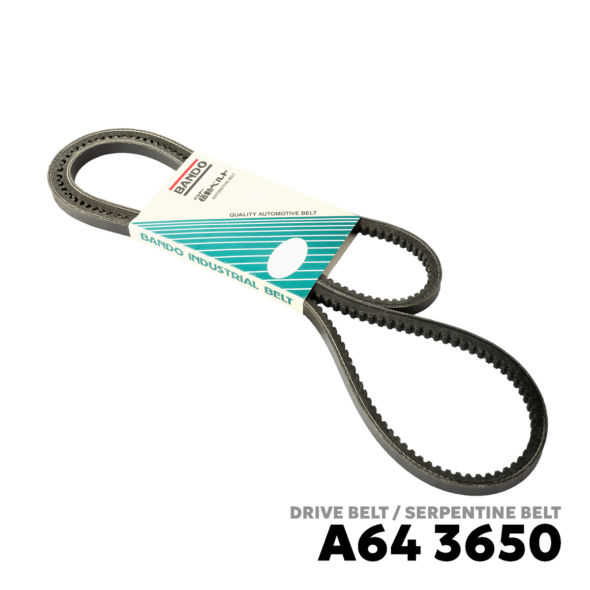 2001 - 2017 ISUZU CROSSWIND / SPORTIVO / HI-LANDER DRIVE BELT - BANDO 3650 13X1630Li