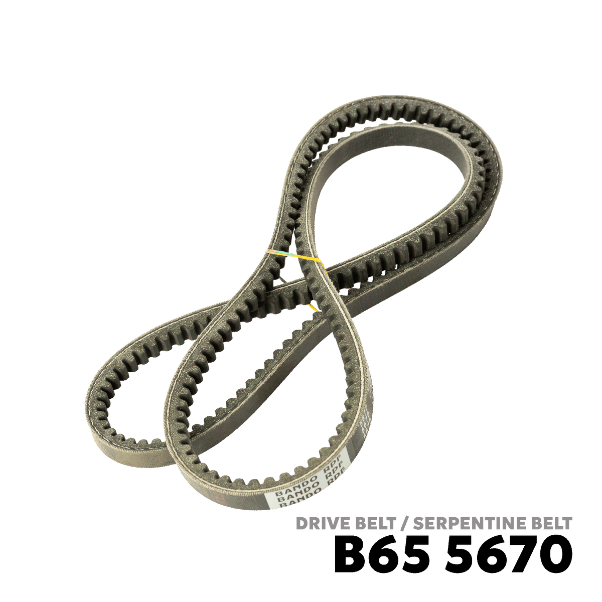 1995 - 2012 MITSUBISHI FUSO MIGHTY / SUPER GREAT 6D22 / 6D24 DRIVE BELT - BANDO 5670 17X1675Li