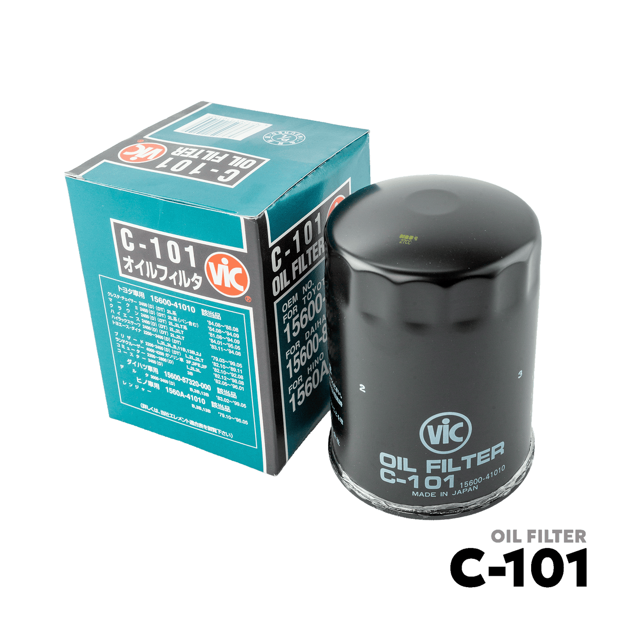 1990 - 2003 TOYOTA HILUX OIL FILTER - VIC C-101
