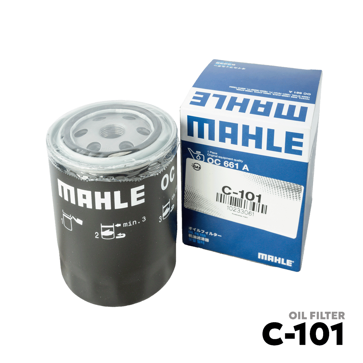 1998 - 2005 TOYOTA REVO DSL OIL FILTER - MAHLE - C-101