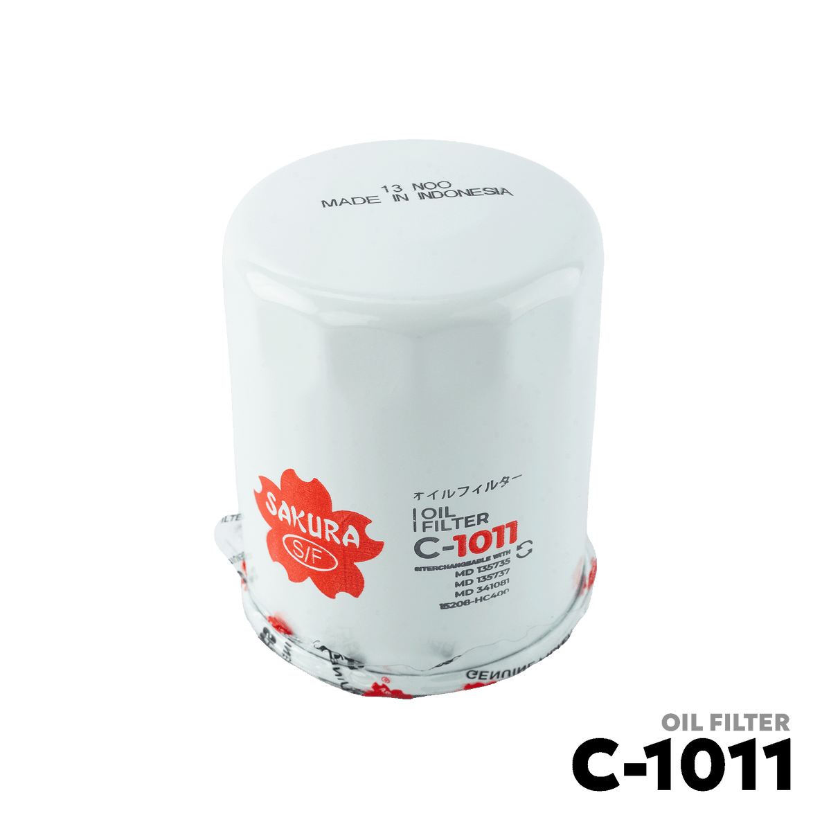 2012 - PRESENT MITSUBISHI MIRAGE / G4 OIL FILTER - SAKURA C-1011