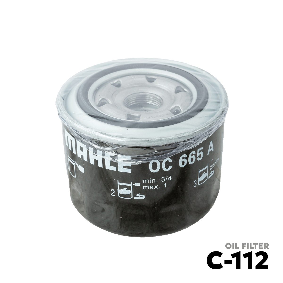 1993 - 1998 TOYOTA TAMARAW FX DSL OIL FILTER - MAHLE - C-112