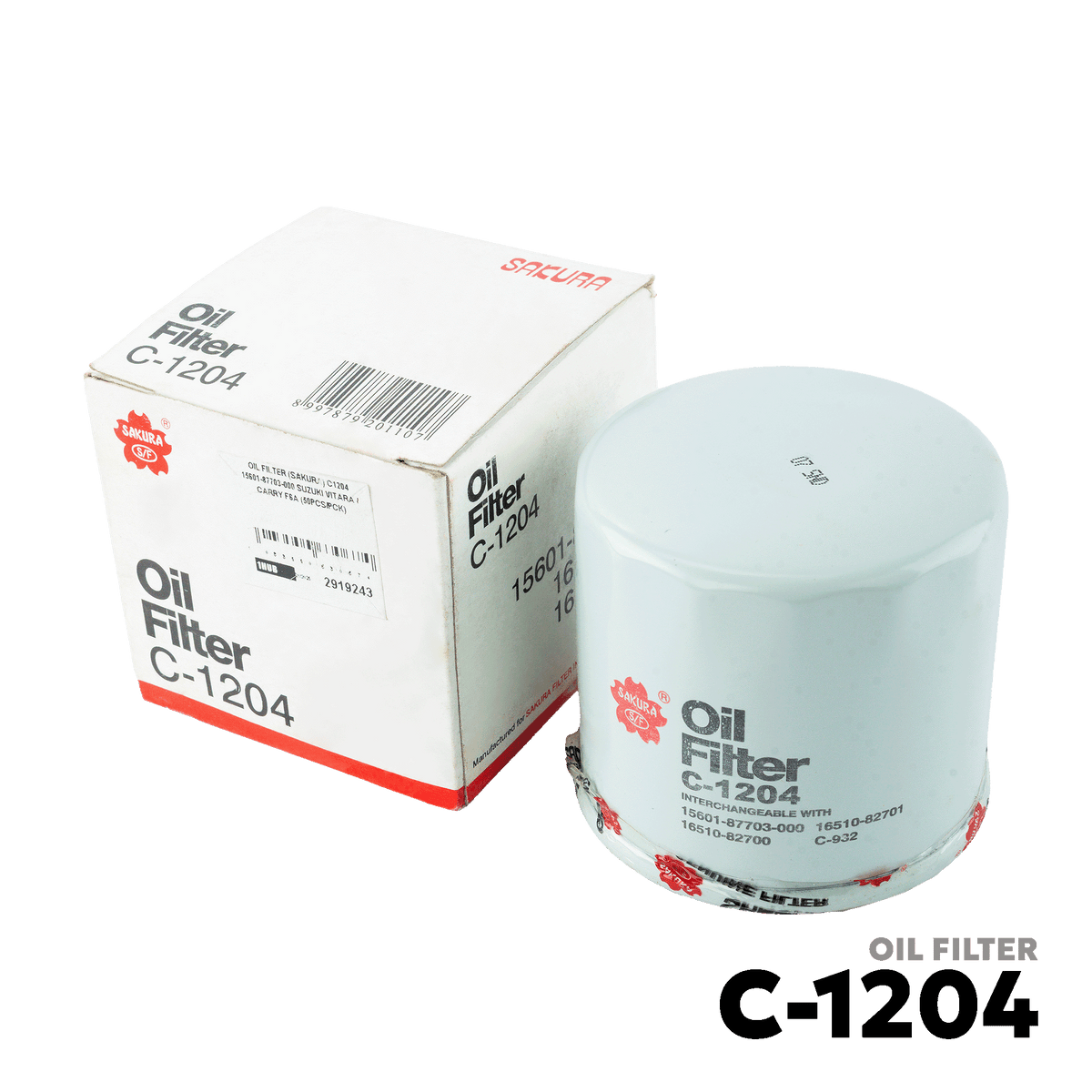 2004 - PRESENT SUZUKI APV / APV ARENA OIL FILTER - SAKURA C-1204