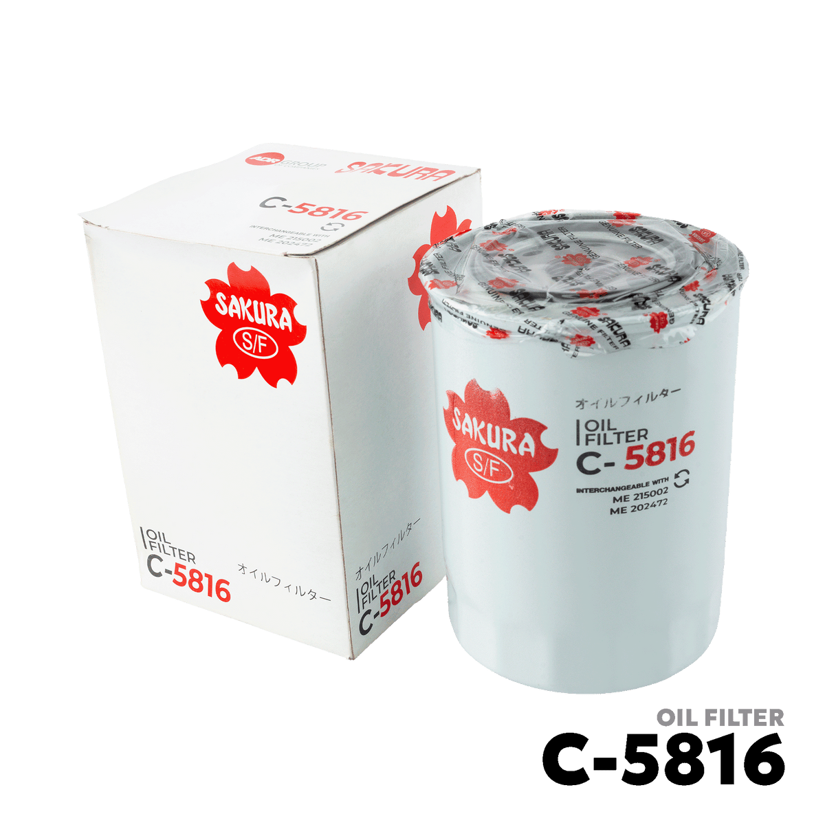 1993 - 2000 MITSUBISHI PAJERO / MONTERO 4M40 / 4M40-T OIL FILTER - SAKURA C-5816