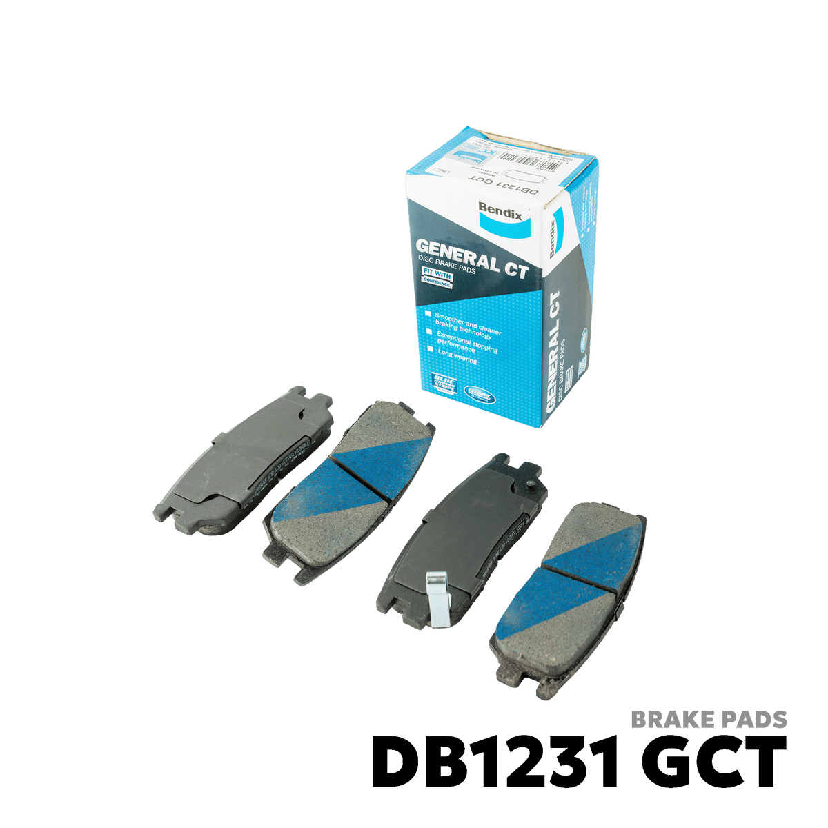 1992 - 2003 MITSUBISHI PAJERO BRAKE PAD - BENDIX DB1231 GCT