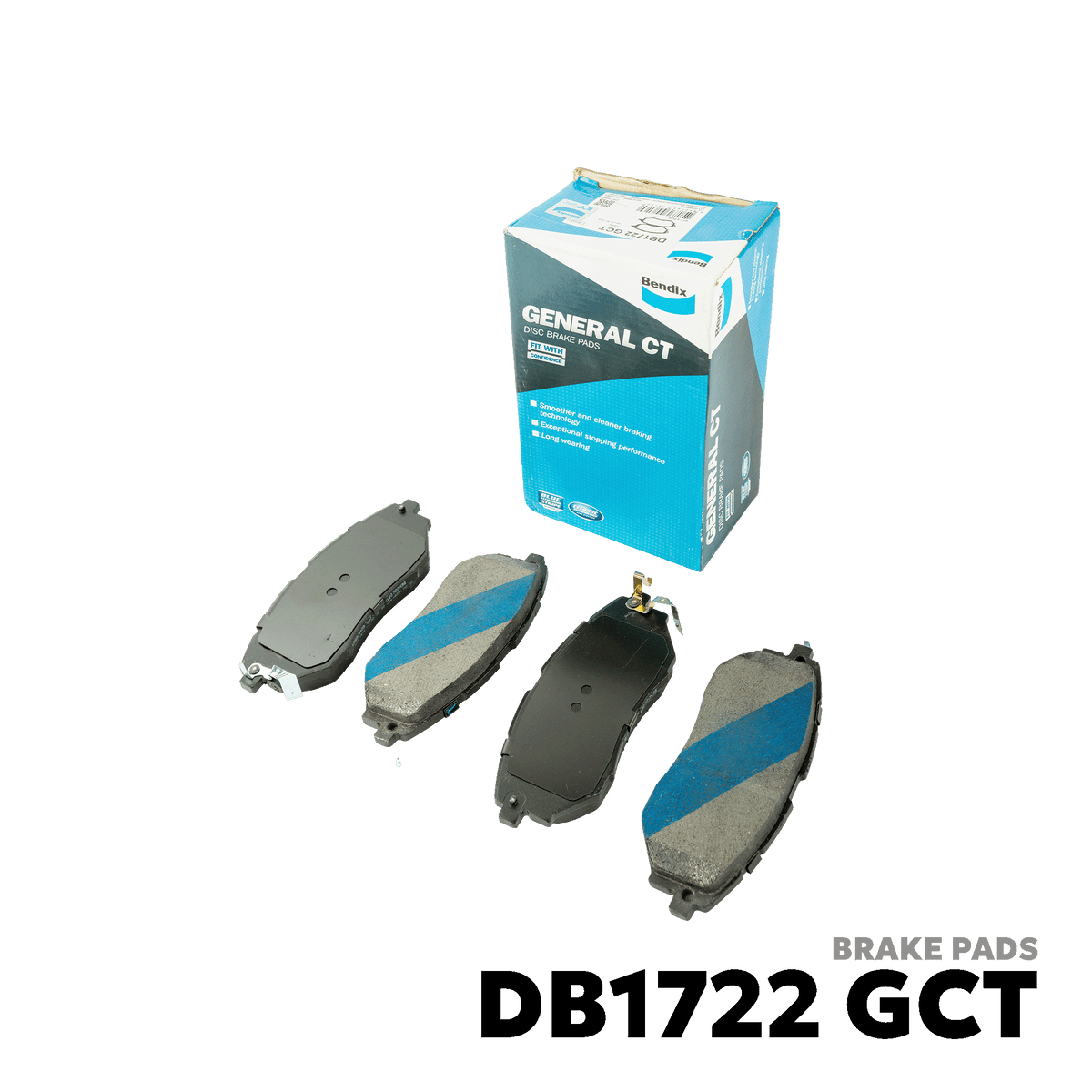 2012 - 2019 SUBARU FORESTER BRAKE PAD - BENDIX DB1722 GCT