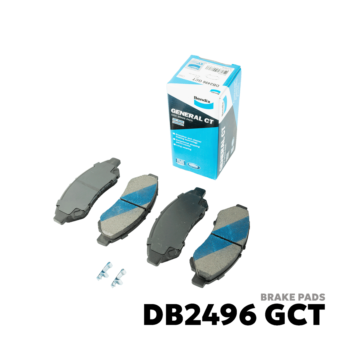 2018 - PRESENT TOYOTA RUSH BRAKE PAD - BENDIX DB2496 GCT