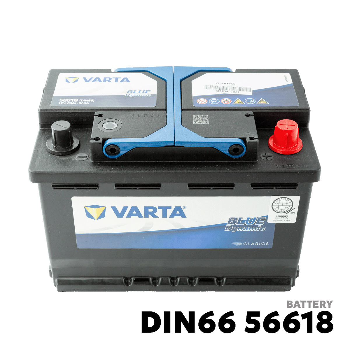2005 - 2019 FORD FOCUS DSL BATTERY - VARTA - DIN66 56618